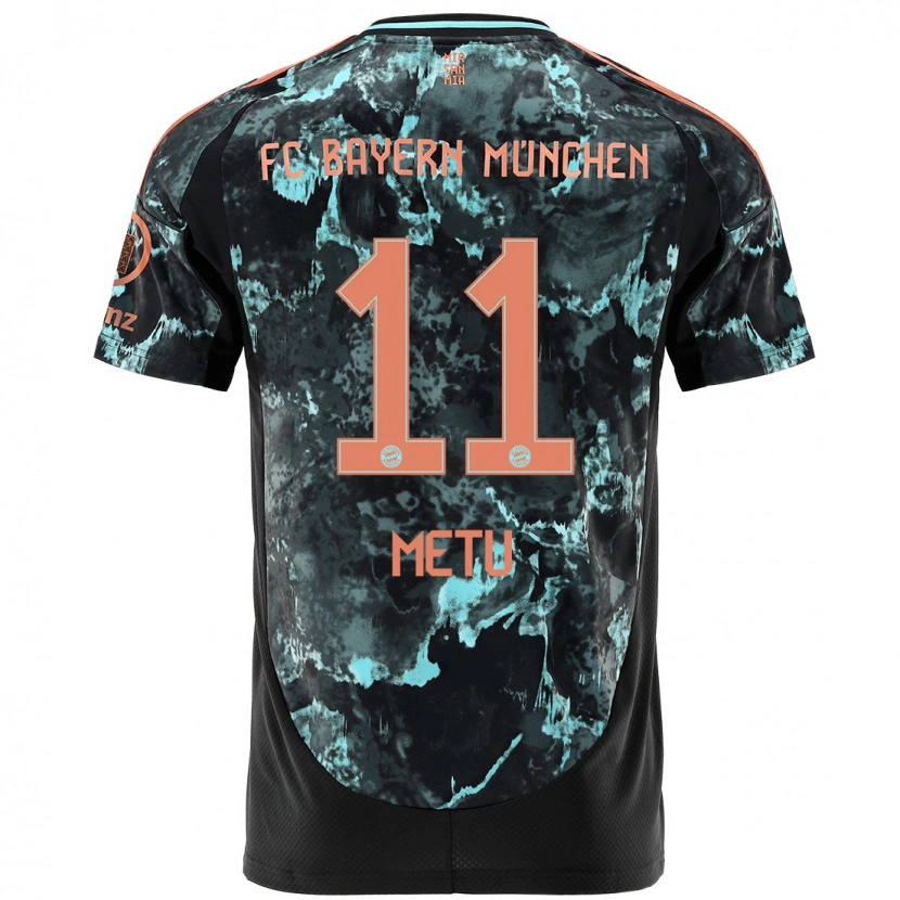 Danxen Herren Emilian Metu #11 Schwarz Auswärtstrikot Trikot 2024/25 T-Shirt Schweiz