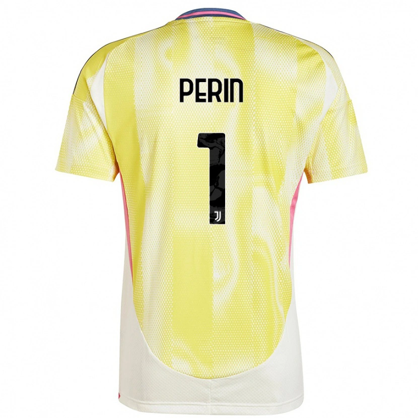 Danxen Herren Mattia Perin #1 Solargelb Auswärtstrikot Trikot 2024/25 T-Shirt Schweiz