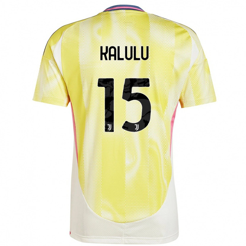 Danxen Herren Pierre Kalulu #15 Solargelb Auswärtstrikot Trikot 2024/25 T-Shirt Schweiz