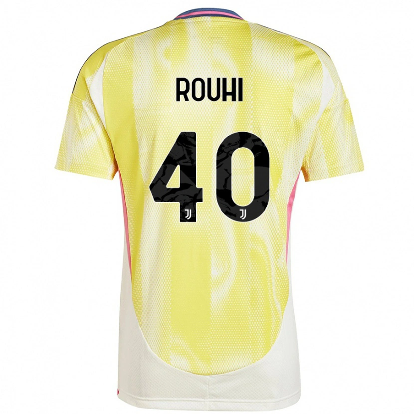 Danxen Herren Jonas Rouhi #40 Solargelb Auswärtstrikot Trikot 2024/25 T-Shirt Schweiz