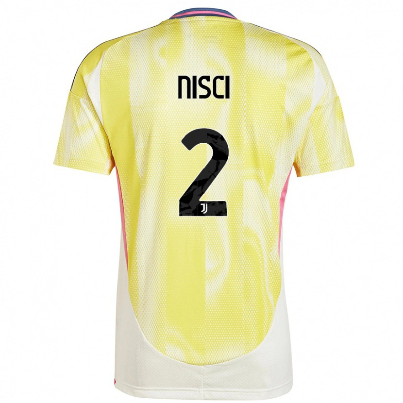 Danxen Herren Alessandro Nisci #2 Solargelb Auswärtstrikot Trikot 2024/25 T-Shirt Schweiz