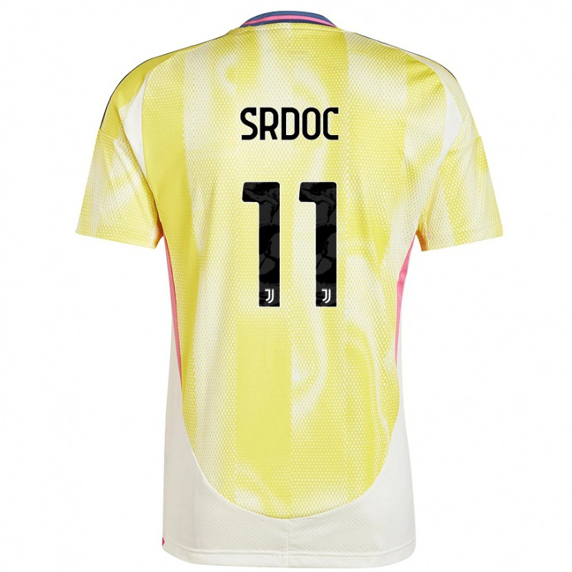 Danxen Herren Ivano Srdoc #11 Solargelb Auswärtstrikot Trikot 2024/25 T-Shirt Schweiz