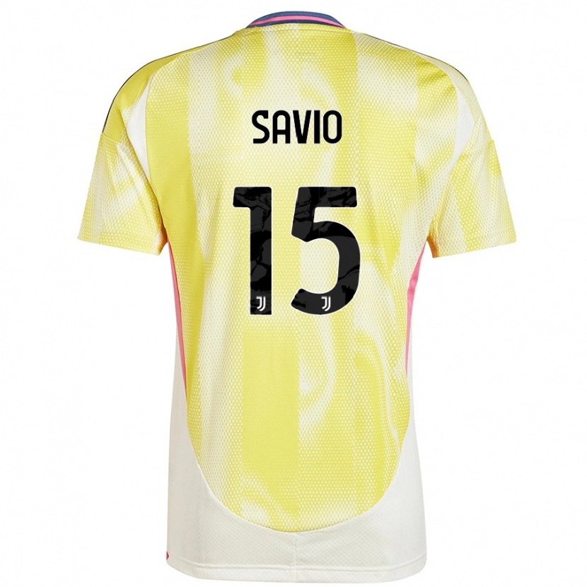 Danxen Herren Federico Savio #15 Solargelb Auswärtstrikot Trikot 2024/25 T-Shirt Schweiz