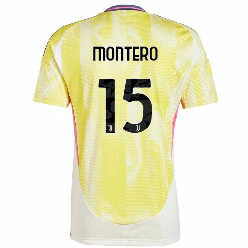 Danxen Herren Alfonso Montero #15 Solargelb Auswärtstrikot Trikot 2024/25 T-Shirt Schweiz