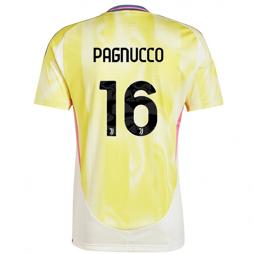 Danxen Herren Filippo Pagnucco #16 Solargelb Auswärtstrikot Trikot 2024/25 T-Shirt Schweiz