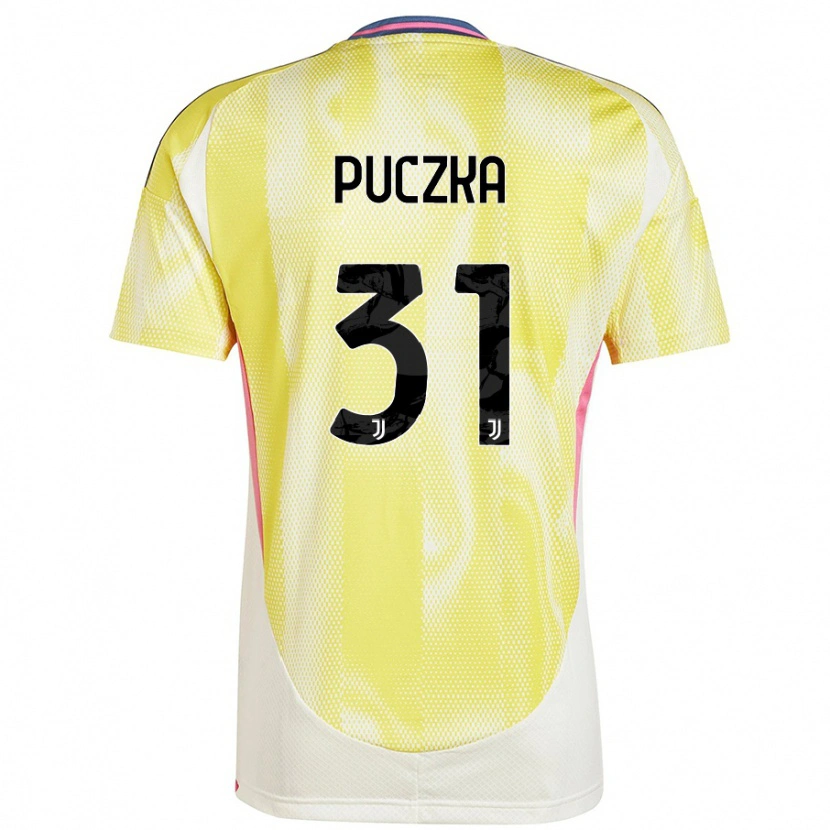 Danxen Herren David Puczka #31 Solargelb Auswärtstrikot Trikot 2024/25 T-Shirt Schweiz