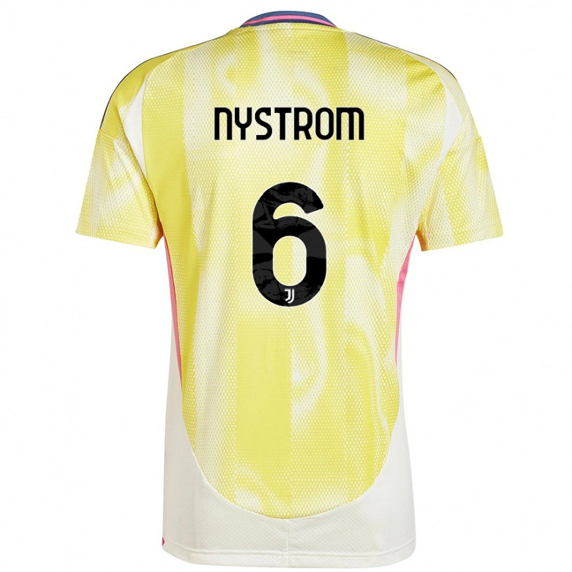 Danxen Herren Paulina Nyström #6 Solargelb Auswärtstrikot Trikot 2024/25 T-Shirt Schweiz