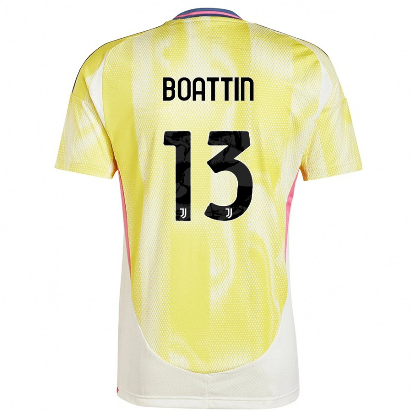 Danxen Herren Lisa Boattin #13 Solargelb Auswärtstrikot Trikot 2024/25 T-Shirt Schweiz