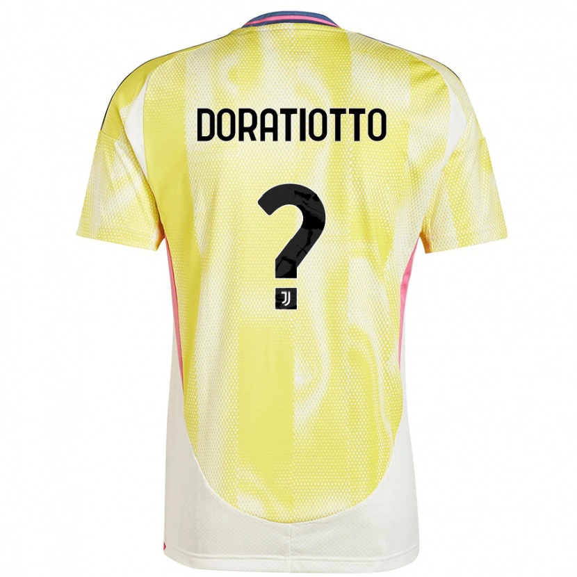 Danxen Herren Giulio Doratiotto #0 Solargelb Auswärtstrikot Trikot 2024/25 T-Shirt Schweiz