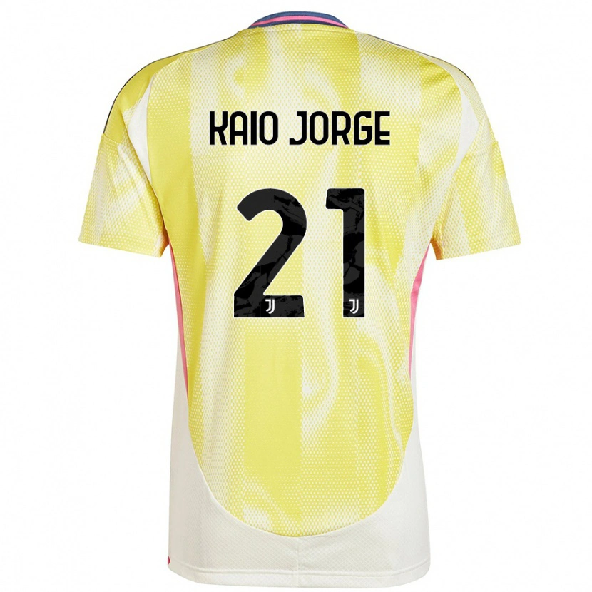 Danxen Herren Kaio Jorge #21 Solargelb Auswärtstrikot Trikot 2024/25 T-Shirt Schweiz