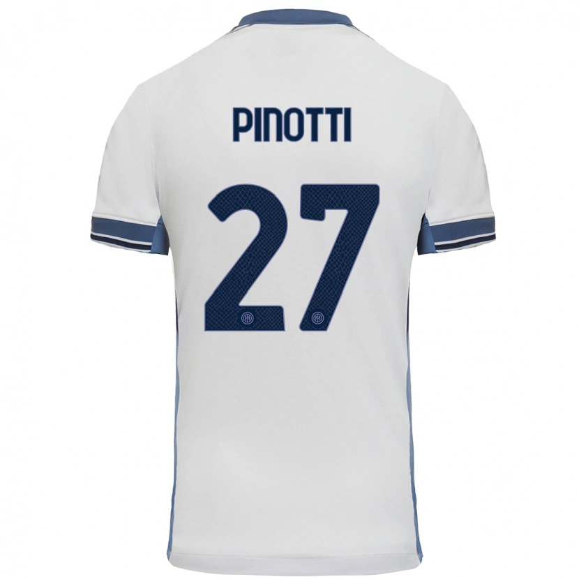 Danxen Herren Manuel Pinotti #27 Weißgrau Auswärtstrikot Trikot 2024/25 T-Shirt Schweiz