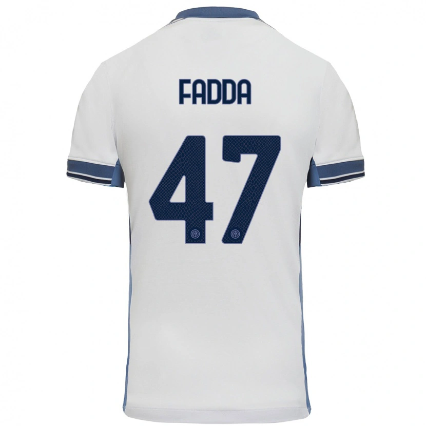 Danxen Herren Paola Fadda #47 Weißgrau Auswärtstrikot Trikot 2024/25 T-Shirt Schweiz