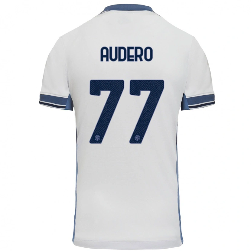 Danxen Herren Emil Audero #77 Weißgrau Auswärtstrikot Trikot 2024/25 T-Shirt Schweiz