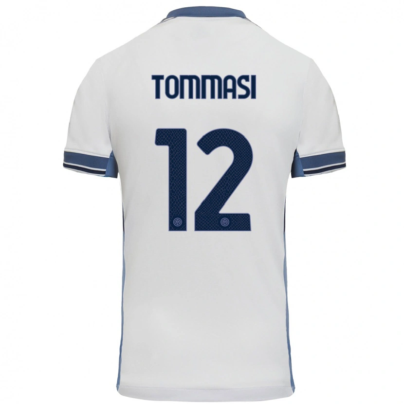 Danxen Herren Francesco Tommasi #12 Weißgrau Auswärtstrikot Trikot 2024/25 T-Shirt Schweiz