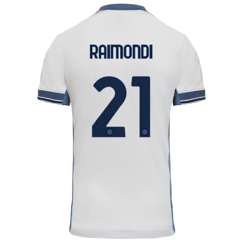 Danxen Herren Paolo Raimondi #21 Weißgrau Auswärtstrikot Trikot 2024/25 T-Shirt Schweiz