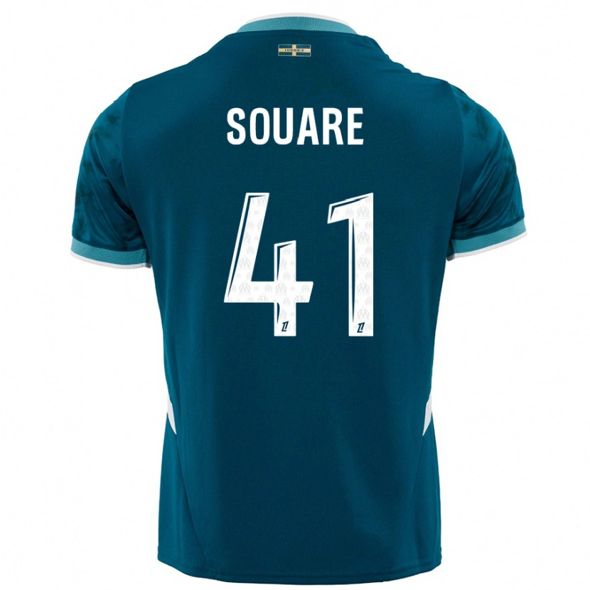 Danxen Herren Cheick Souare #41 Türkisblau Auswärtstrikot Trikot 2024/25 T-Shirt Schweiz