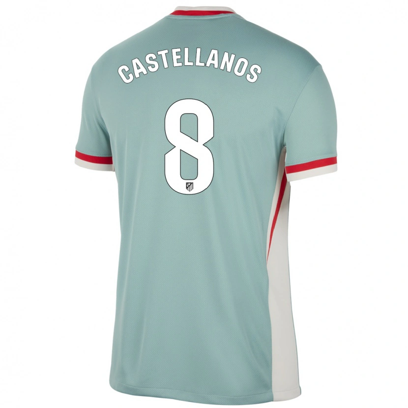 Danxen Herren Jorge Castellanos #8 Hellbeige Blau Auswärtstrikot Trikot 2024/25 T-Shirt Schweiz