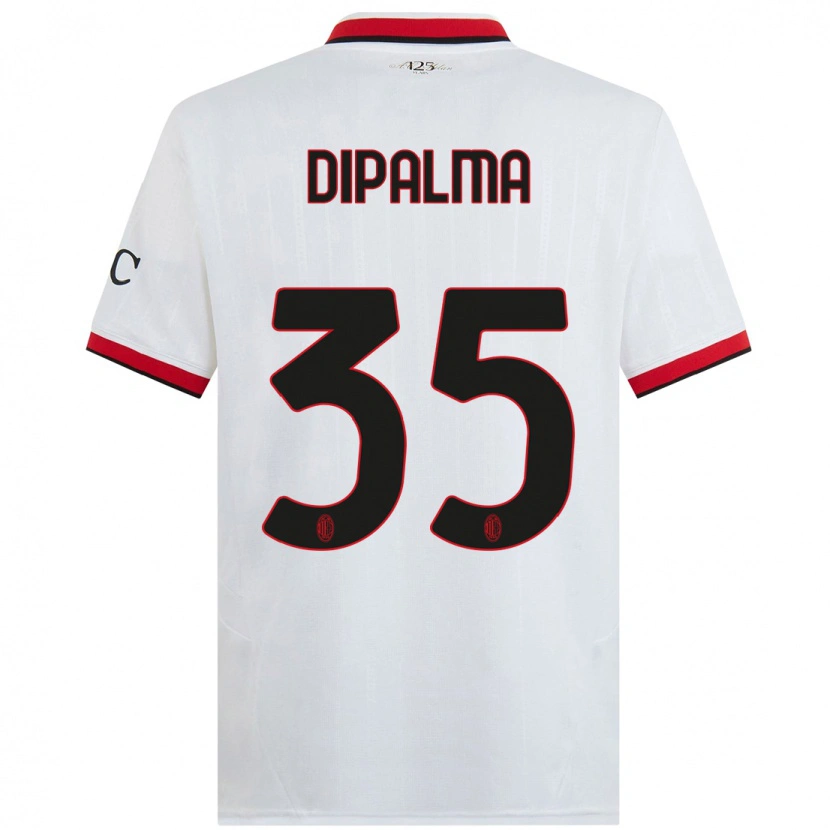 Danxen Herren Matteo Dipalma #35 Weiß Schwarz Rot Auswärtstrikot Trikot 2024/25 T-Shirt Schweiz