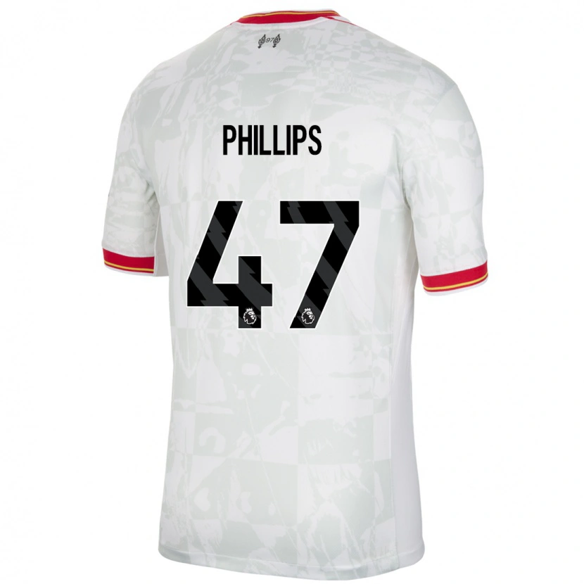 Danxen Herren Nathaniel Phillips #47 Weiß Rot Schwarz Ausweichtrikot Trikot 2024/25 T-Shirt Schweiz