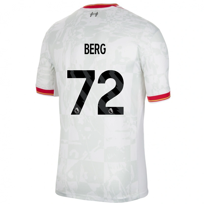 Danxen Herren Sepp Van Den Berg #72 Weiß Rot Schwarz Ausweichtrikot Trikot 2024/25 T-Shirt Schweiz