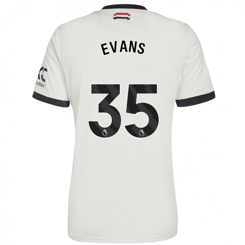 Danxen Herren Jonny Evans #35 Cremeweiß Ausweichtrikot Trikot 2024/25 T-Shirt Schweiz