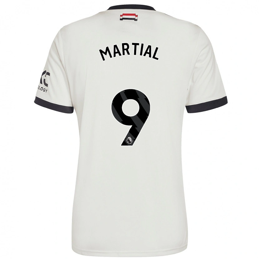 Danxen Herren Anthony Martial #9 Cremeweiß Ausweichtrikot Trikot 2024/25 T-Shirt Schweiz