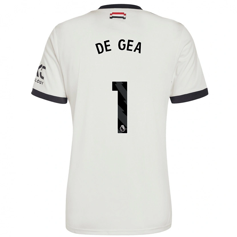 Danxen Herren David De Gea #1 Cremeweiß Ausweichtrikot Trikot 2024/25 T-Shirt Schweiz