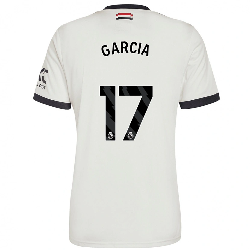 Danxen Herren Lucia Garcia #17 Cremeweiß Ausweichtrikot Trikot 2024/25 T-Shirt Schweiz