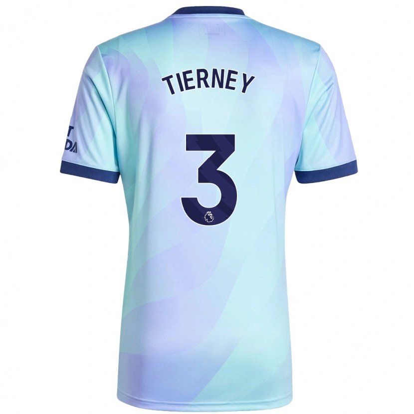 Danxen Herren Kieran Tierney #3 Aquamarin Ausweichtrikot Trikot 2024/25 T-Shirt Schweiz