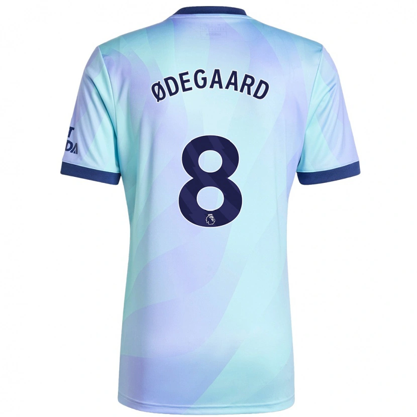 Danxen Herren Martin Ødegaard #8 Aquamarin Ausweichtrikot Trikot 2024/25 T-Shirt Schweiz