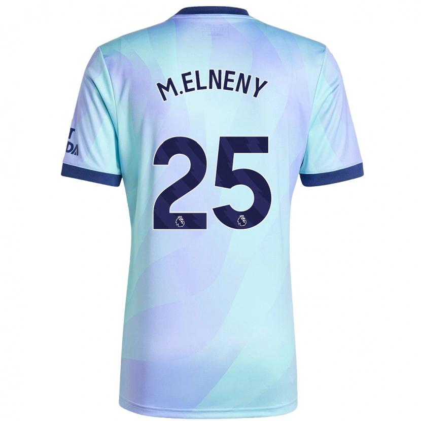 Danxen Herren Mohamed Elneny #25 Aquamarin Ausweichtrikot Trikot 2024/25 T-Shirt Schweiz