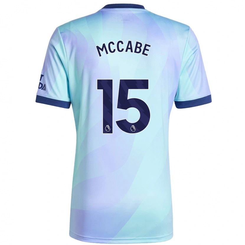 Danxen Herren Katie Mccabe #15 Aquamarin Ausweichtrikot Trikot 2024/25 T-Shirt Schweiz