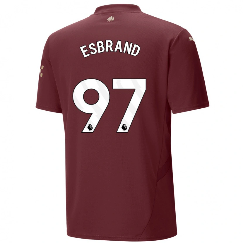 Danxen Herren Josh Wilson-Esbrand #97 Kastanienbraun Ausweichtrikot Trikot 2024/25 T-Shirt Schweiz