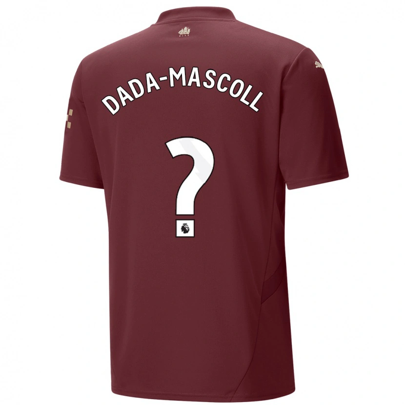 Danxen Herren Isaiah Dada-Mascoll #0 Kastanienbraun Ausweichtrikot Trikot 2024/25 T-Shirt Schweiz