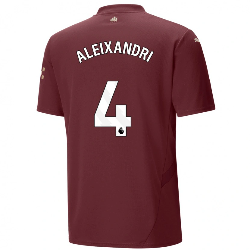 Danxen Herren Laia Aleixandri #4 Kastanienbraun Ausweichtrikot Trikot 2024/25 T-Shirt Schweiz