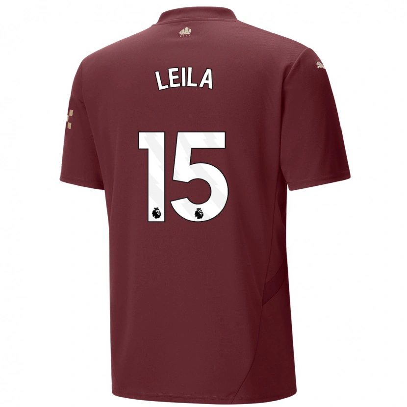 Danxen Herren Leila Ouahabi #15 Kastanienbraun Ausweichtrikot Trikot 2024/25 T-Shirt Schweiz