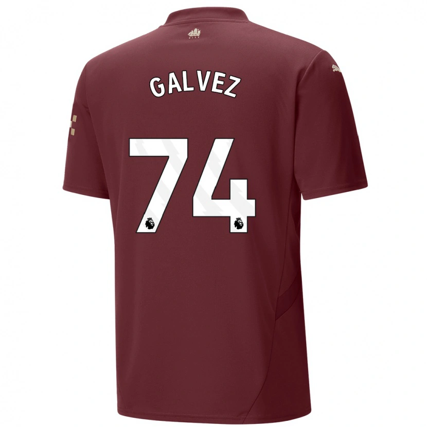 Danxen Herren Tomas Galvez #74 Kastanienbraun Ausweichtrikot Trikot 2024/25 T-Shirt Schweiz