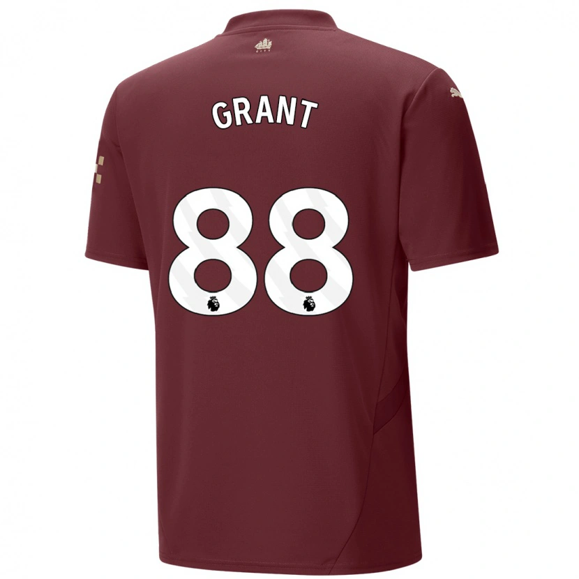 Danxen Herren True Grant #88 Kastanienbraun Ausweichtrikot Trikot 2024/25 T-Shirt Schweiz