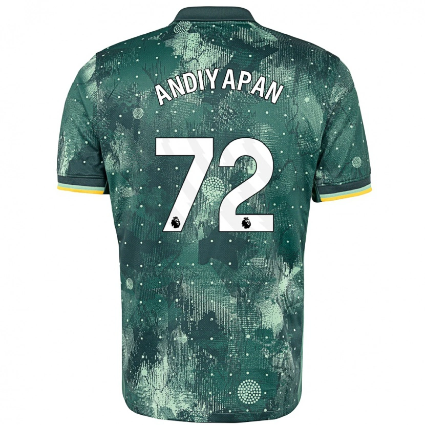 Danxen Herren William Andiyapan #72 Mintgrün Ausweichtrikot Trikot 2024/25 T-Shirt Schweiz