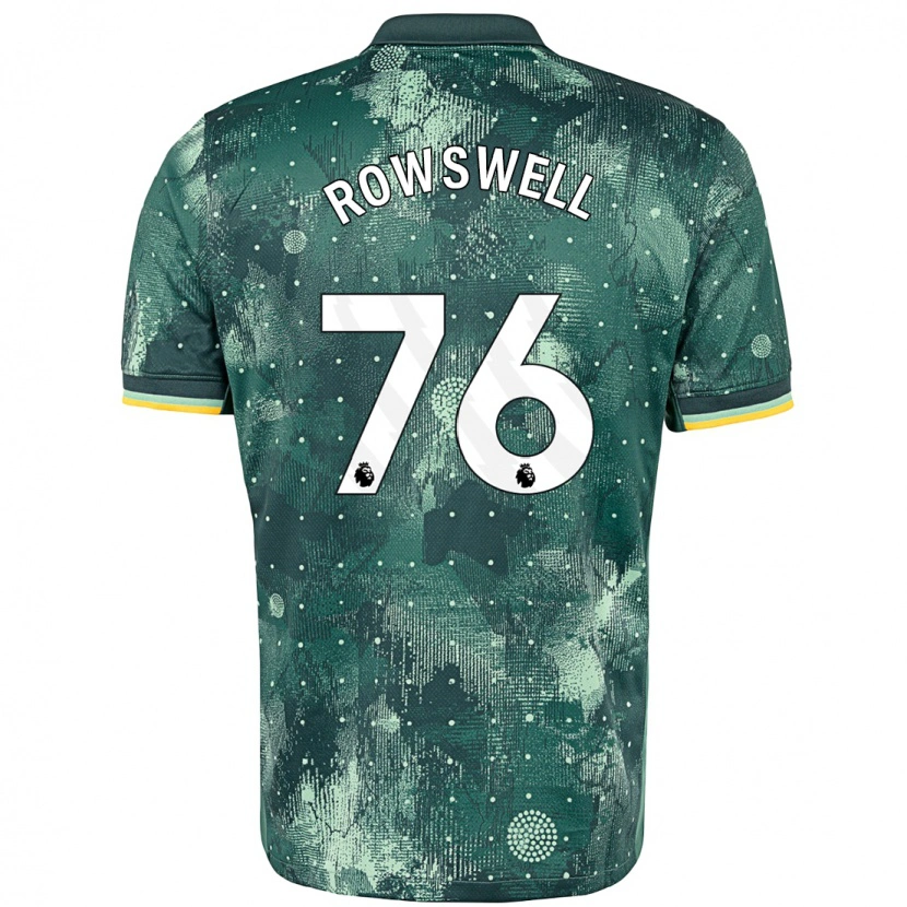 Danxen Herren James Rowswell #76 Mintgrün Ausweichtrikot Trikot 2024/25 T-Shirt Schweiz