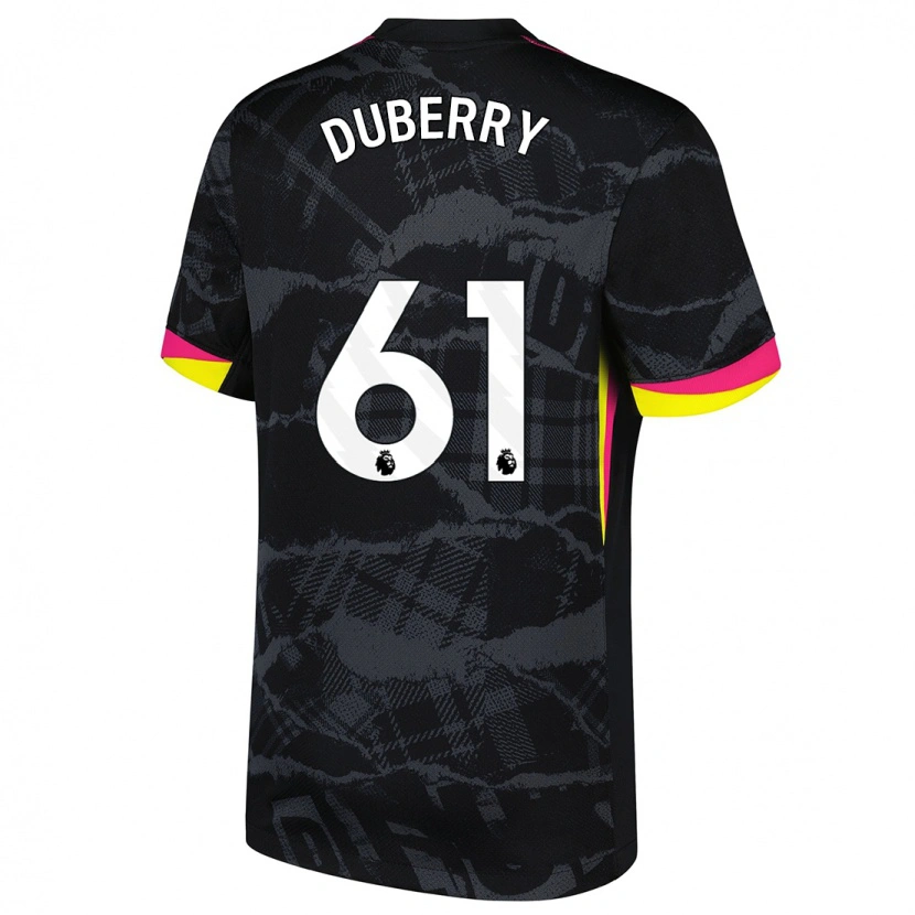 Danxen Herren Zain Silcott-Duberry #61 Schwarz Rosa Ausweichtrikot Trikot 2024/25 T-Shirt Schweiz