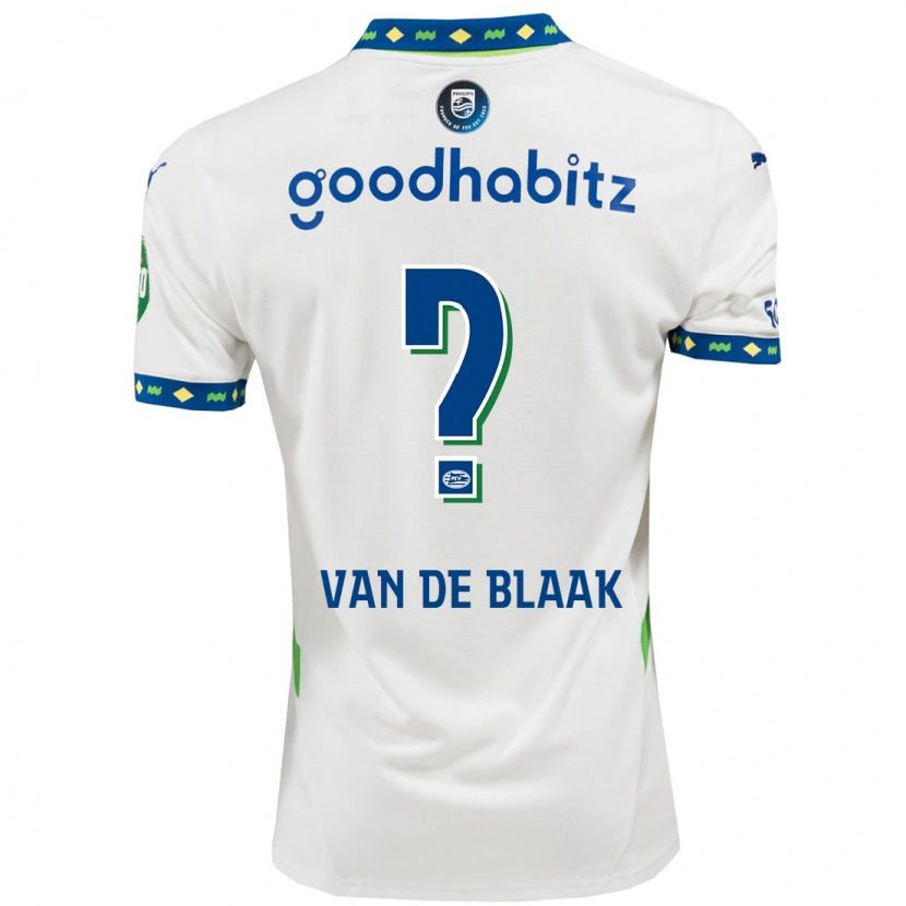 Danxen Herren Emmanuel Van De Blaak #0 Weiß Dunkelblau Ausweichtrikot Trikot 2024/25 T-Shirt Schweiz