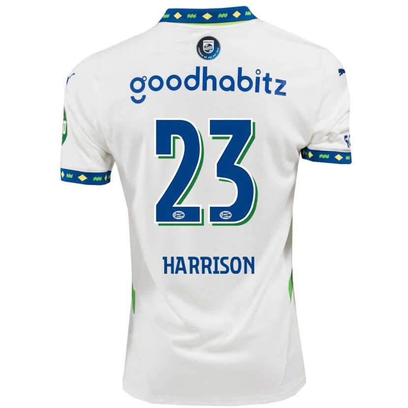 Danxen Herren Amy Harrison #23 Weiß Dunkelblau Ausweichtrikot Trikot 2024/25 T-Shirt Schweiz