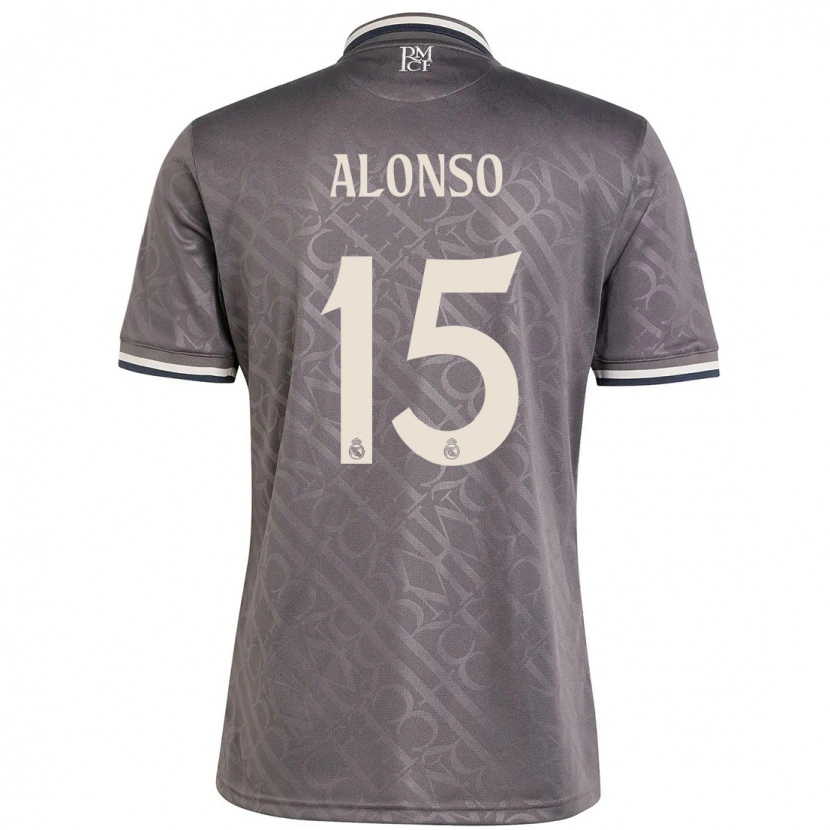 Danxen Herren Borja Alonso #15 Anthrazit Ausweichtrikot Trikot 2024/25 T-Shirt Schweiz