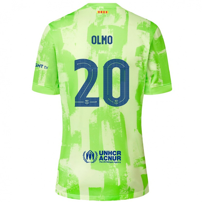 Danxen Herren Dani Olmo #20 Limettengrün Ausweichtrikot Trikot 2024/25 T-Shirt Schweiz