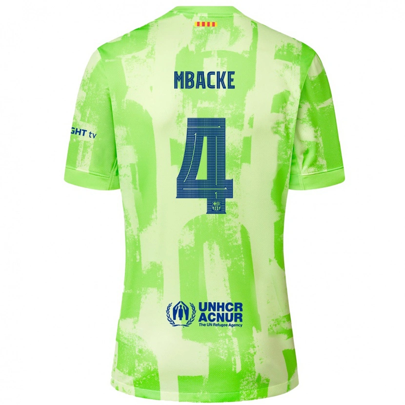 Danxen Herren Mamadou Mbacke #4 Limettengrün Ausweichtrikot Trikot 2024/25 T-Shirt Schweiz