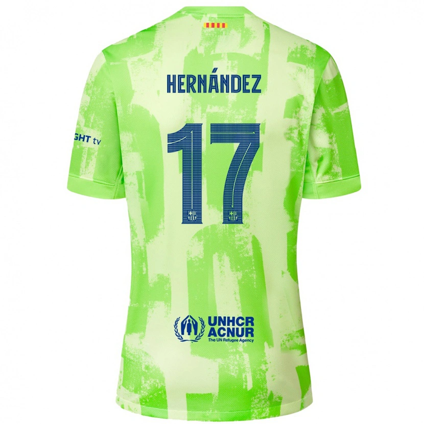 Danxen Herren Juan Hernández #17 Limettengrün Ausweichtrikot Trikot 2024/25 T-Shirt Schweiz