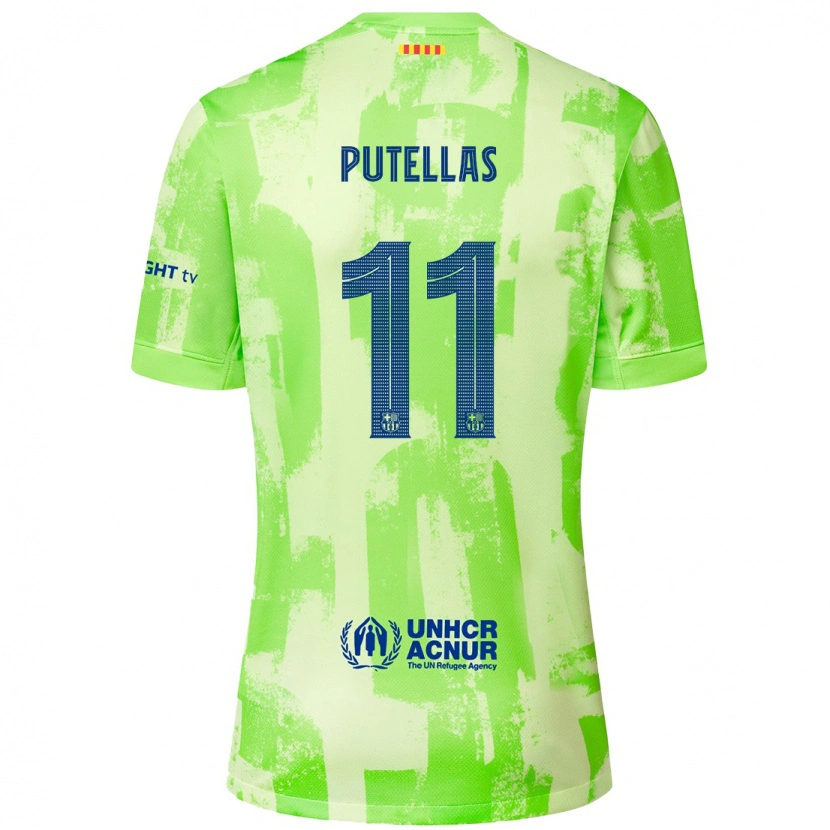 Danxen Herren Alexia Putellas #11 Limettengrün Ausweichtrikot Trikot 2024/25 T-Shirt Schweiz