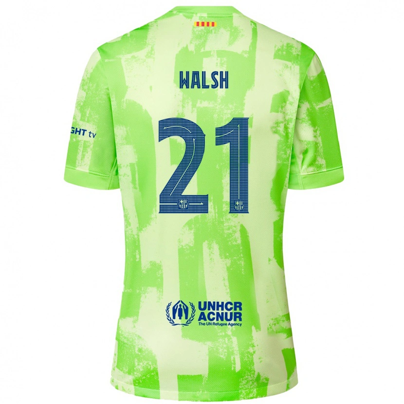 Danxen Herren Keira Walsh #21 Limettengrün Ausweichtrikot Trikot 2024/25 T-Shirt Schweiz