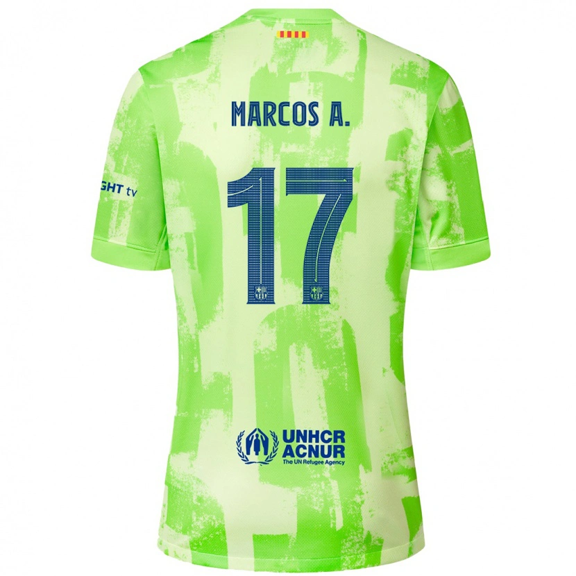 Danxen Herren Marcos Alonso #17 Limettengrün Ausweichtrikot Trikot 2024/25 T-Shirt Schweiz